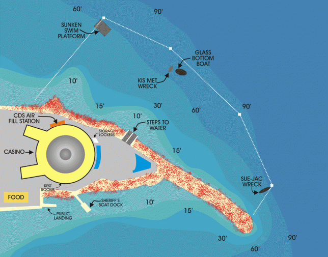 Casino Point Dive Park Map